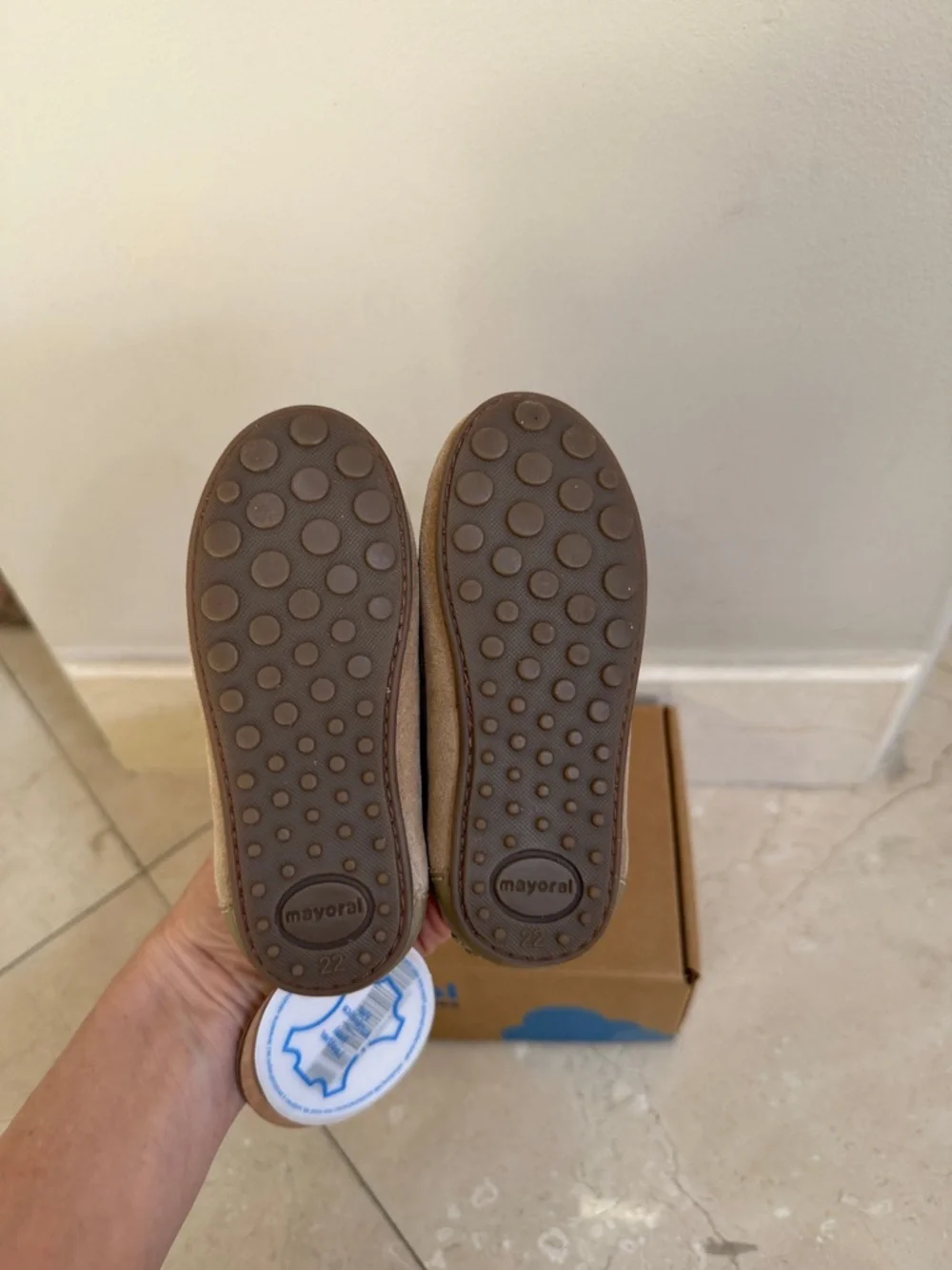 Mayoral baby boy infant sued loafer moccasins. Size 5.5